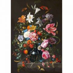 Akoestisch schilderij bloemen